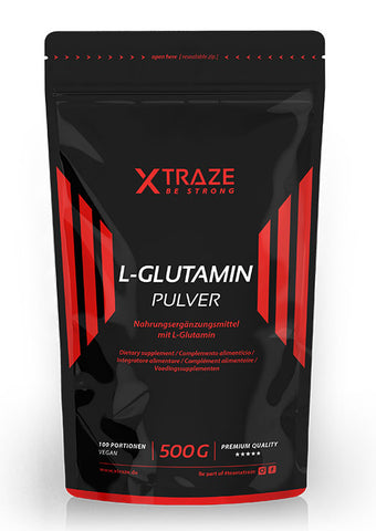 L - Glutamin Pulver XTraze (vegan) - 500g
